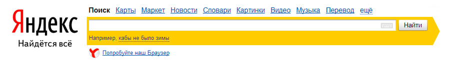 Индекс поиска Яндекс